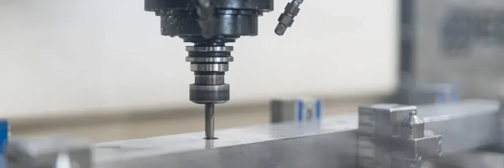 CNC freesmachine detail